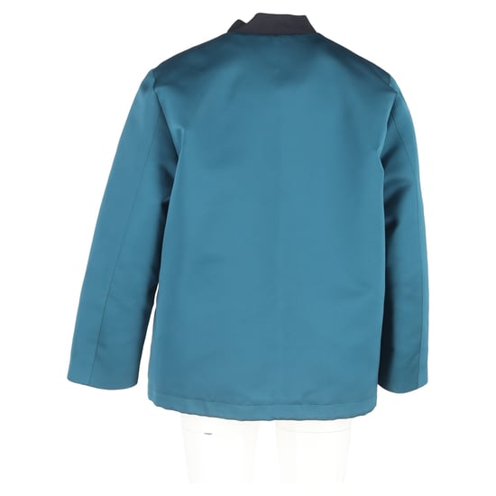 Acne Studios Troy Satin Bomberjacke in Türkis Polyester - Image 3
