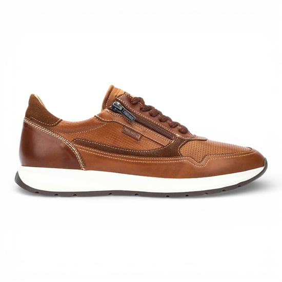 Pikolinos Herren-Sneaker aus braunem Leder, bequem und tragbar - Getafe - Image 1
