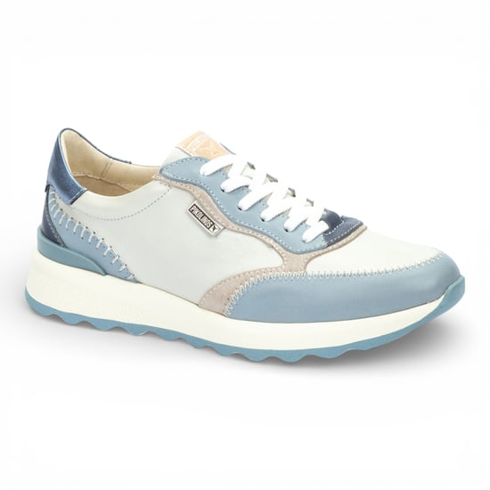 Pikolinos Damen-Sneaker aus Leder mit Schnürung, Denimblau - Arrecife - Image 3