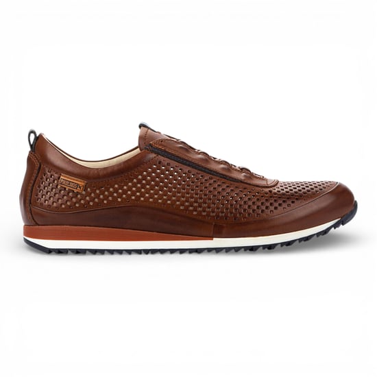 Pikolinos Herren-Sneaker aus braunem Leder mit elastischem Schaft zum Hineinschlüpfen - Liverpool - Image 1