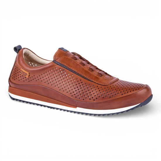 Pikolinos Herren-Sneaker aus braunem Leder mit elastischem Schaft zum Hineinschlüpfen - Liverpool - Image 3