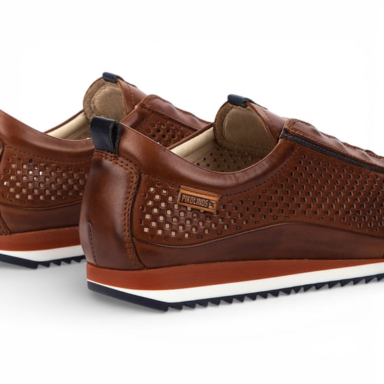 Pikolinos Herren-Sneaker aus braunem Leder mit elastischem Schaft zum Hineinschlüpfen - Liverpool - Image 6