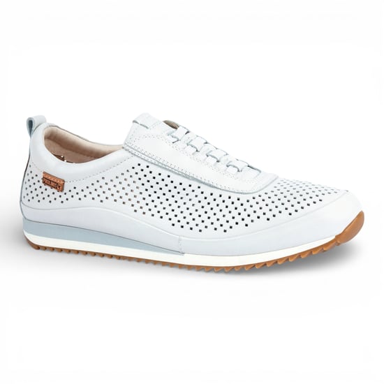 Pikolinos Herren-Sneaker aus weißem Leder mit elastischem Schaft zum Hineinschlüpfen – Liverpool - Image 3