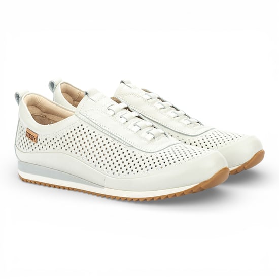 Pikolinos Herren-Sneaker aus weißem Leder mit elastischem Schaft zum Hineinschlüpfen – Liverpool - Image 4