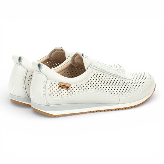 Pikolinos Herren-Sneaker aus weißem Leder mit elastischem Schaft zum Hineinschlüpfen – Liverpool - Image 5