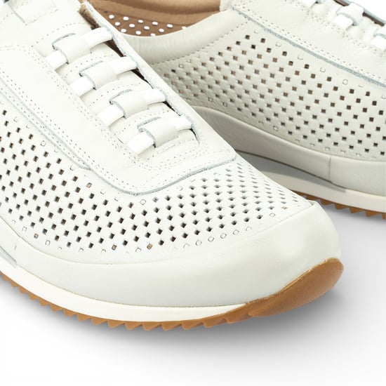 Pikolinos Herren-Sneaker aus weißem Leder mit elastischem Schaft zum Hineinschlüpfen – Liverpool - Image 6