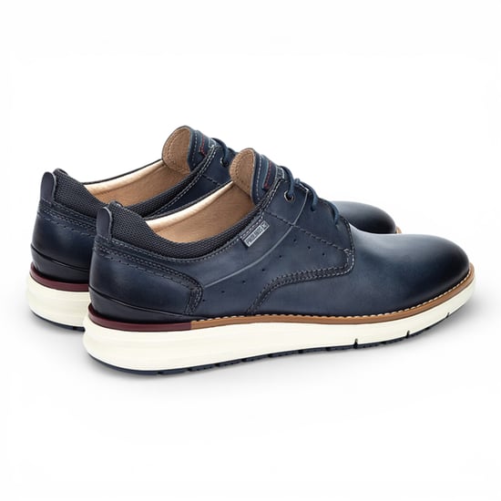Pikolinos Herren-Sneaker aus blauem Leder mit Schnürung - Manacor - Image 4