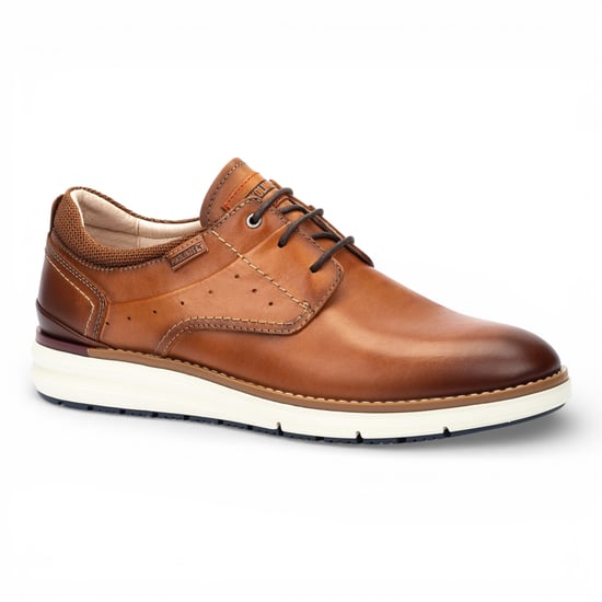 Pikolinos Herren-Sneaker aus braunem Leder mit Schnürung - Manacor - Image 3