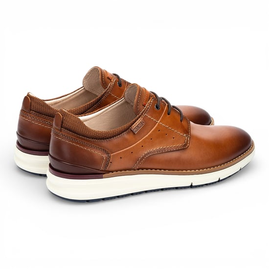 Pikolinos Herren-Sneaker aus braunem Leder mit Schnürung - Manacor - Image 5