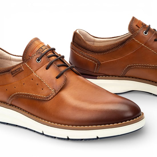 Pikolinos Herren-Sneaker aus braunem Leder mit Schnürung - Manacor - Image 6