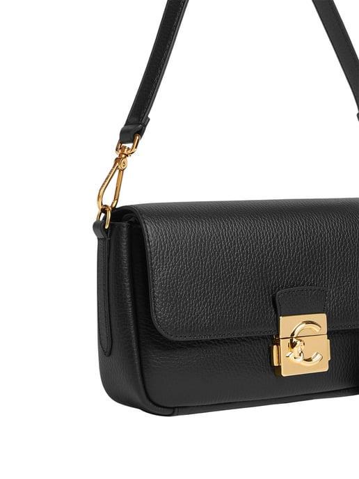 Coccinelle C-Me Lock Handtasche aus genarbtem Leder - Image 4