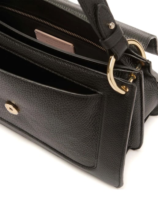 Coccinelle C-Me Handtasche aus genarbtem Leder - Image 4