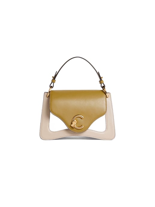 Coccinelle C-Me Kalbsleder Tric Handtasche Glattes Kalbsleder - Image 1