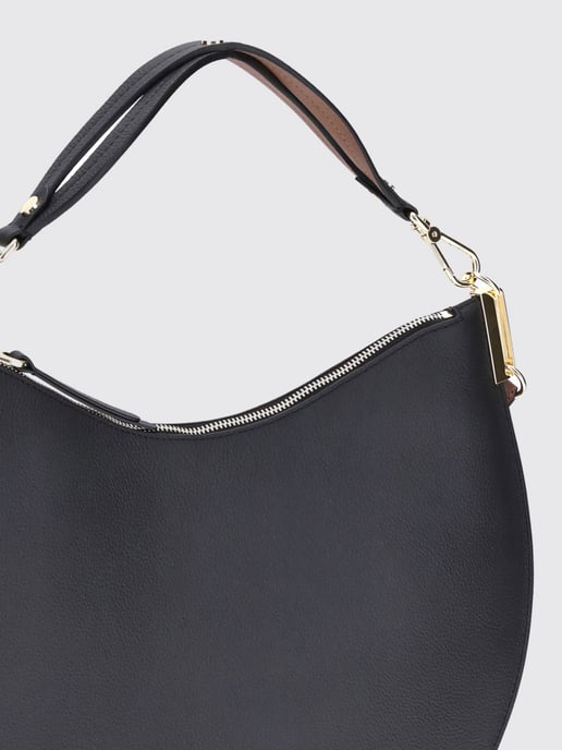 Strukturierte Leder Schultertasche - Image 3