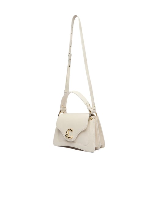 Coccinelle C-Me Handtasche aus genarbtem Leder - Image 4