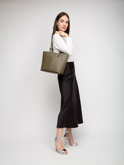 Jet Set Travel Medium Doppeltes Taschen Tote aus veganem Material ohne Leder - Image 5