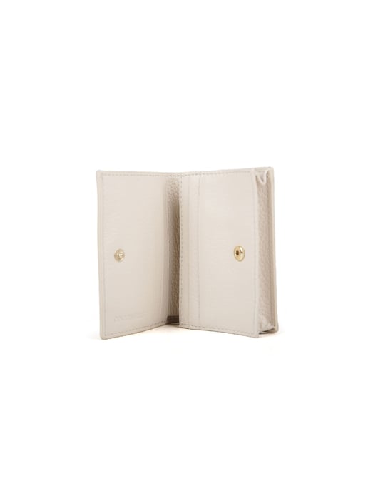 Metallischer Soft-Kartenhalter aus genarbtem Leder - Image 4