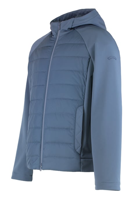 Paul & Shark Technische Stoffjacke mit Reißverschluss und Kapuze - Blau - Image 2