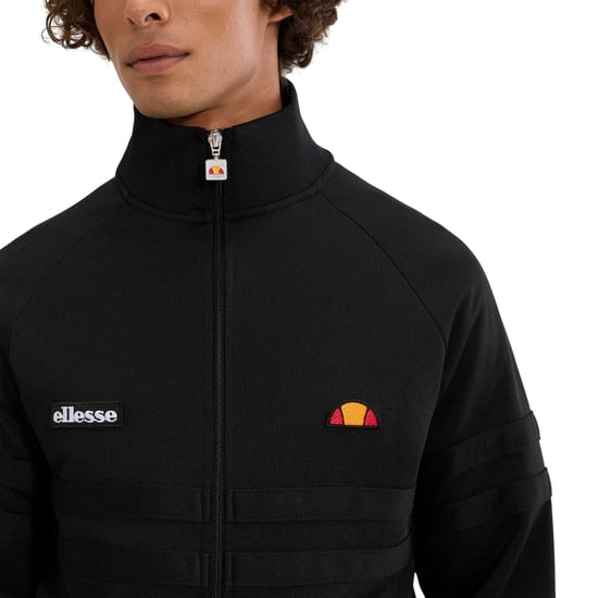 Ellesse - "Rimini" Trainingsjacke für Herren (Schwarz/Schwarz/Weiß) - Image 3