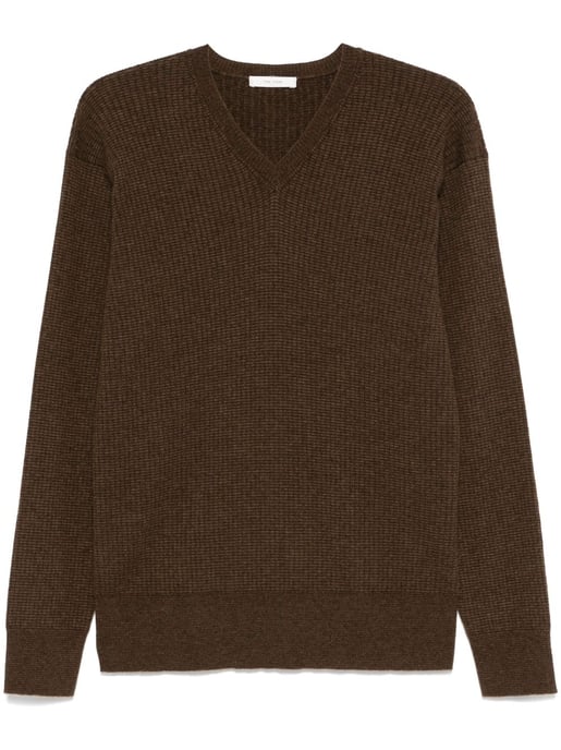 Kaschmir-Mischung V-Ausschnitt Pullover - Image 1