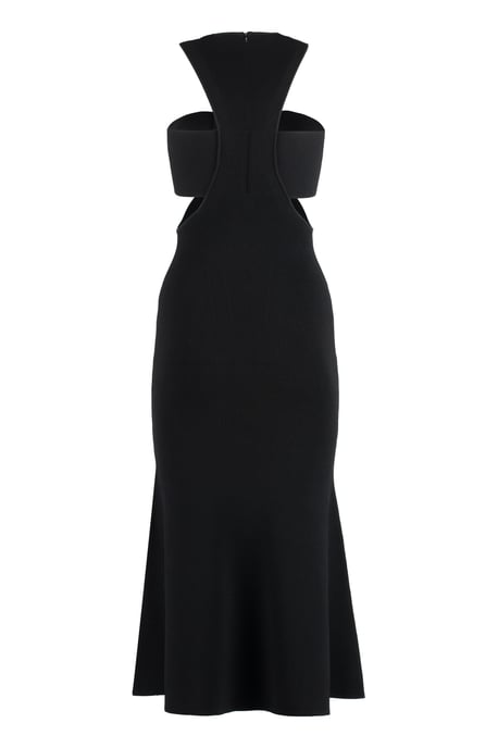 Schwarzes Viskose-Mischkleid - Image 1