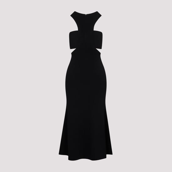 Schwarzes Viskose-Mischkleid - Image 2