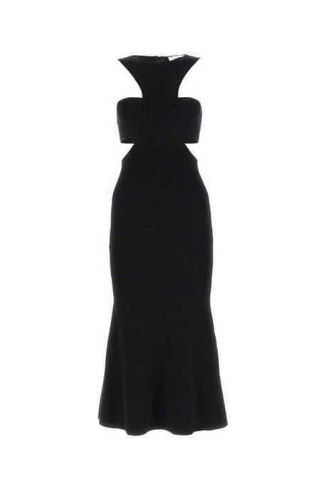 Schwarzes Viskose-Mischkleid - Image 4