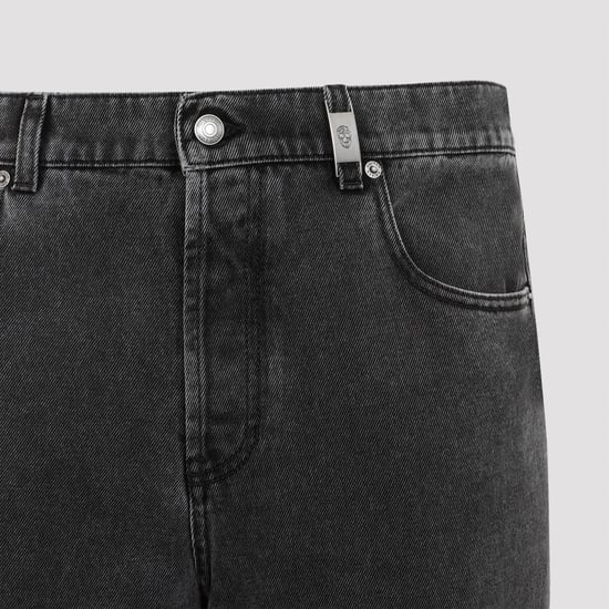 Graue Denim-Jeans - Image 3