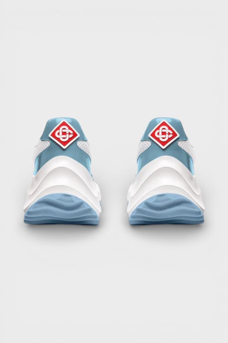 Casablanca Atlantis Damen Sneaker - Weiß mit hellblauen Akzenten - Image 6