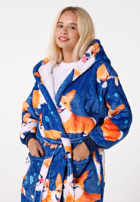 "Corgi" Sherpa-Bademantel - Image 5