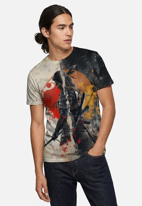 "Samurai Contrast" T-shirt - Image 2