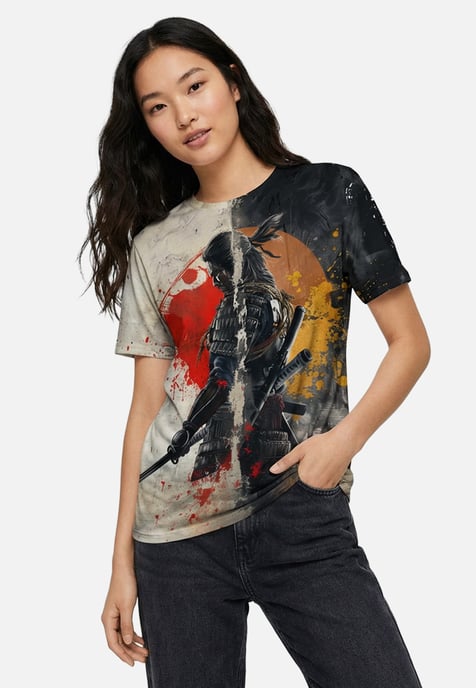 "Samurai Contrast" T-shirt - Image 4
