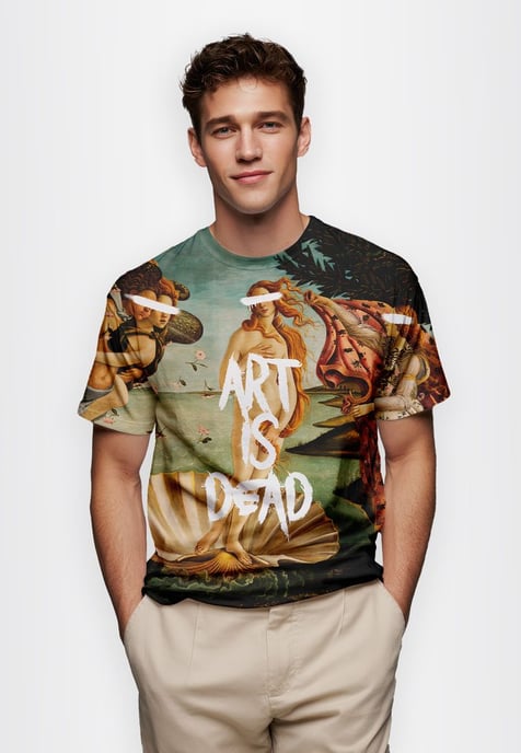 "Art is Dead" T-shirt - Image 2