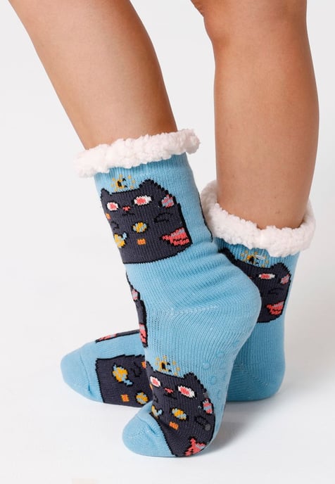 "Space Cat" Sherpa-Socken - Image 2