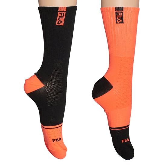 Packung mit 2 Paar langen Fahrradsocken für Herren und Damen F2524 - Image 1