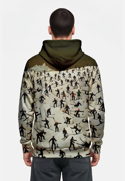 "Skiers" Hoodie - Image 4