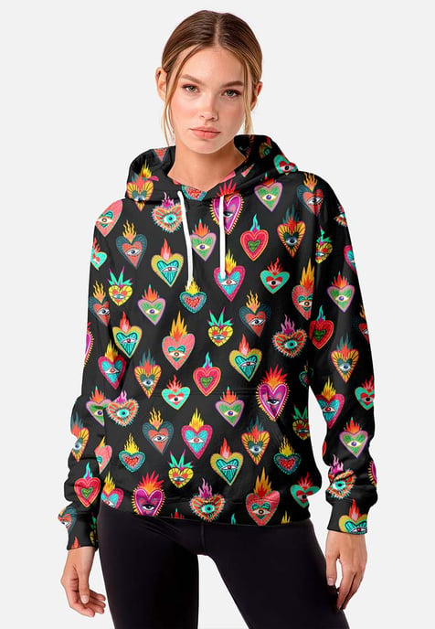 "Mexican Hearts" Hoodie - Image 2