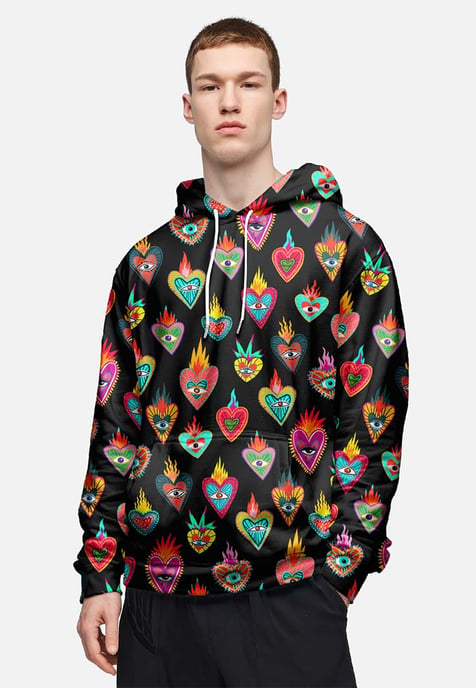 "Mexican Hearts" Hoodie - Image 3