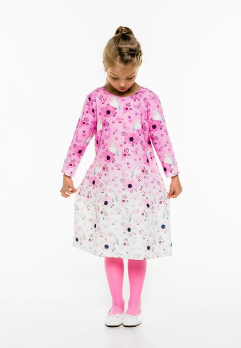 "Robin Pattern" Langarmkleid - Image 3