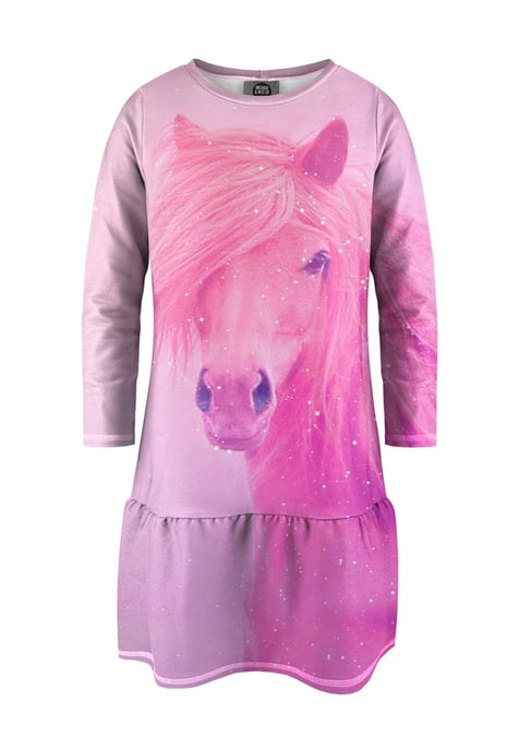 "Pink Horse" Langarmkleid - Image 1