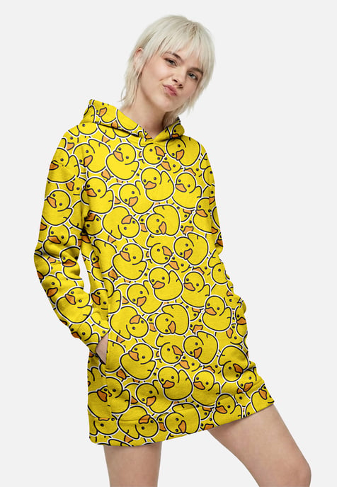 "Rubber Duck" Oversize Hoodie-Kleid - Image 2