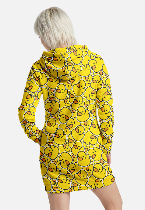 "Rubber Duck" Oversize Hoodie-Kleid - Image 3