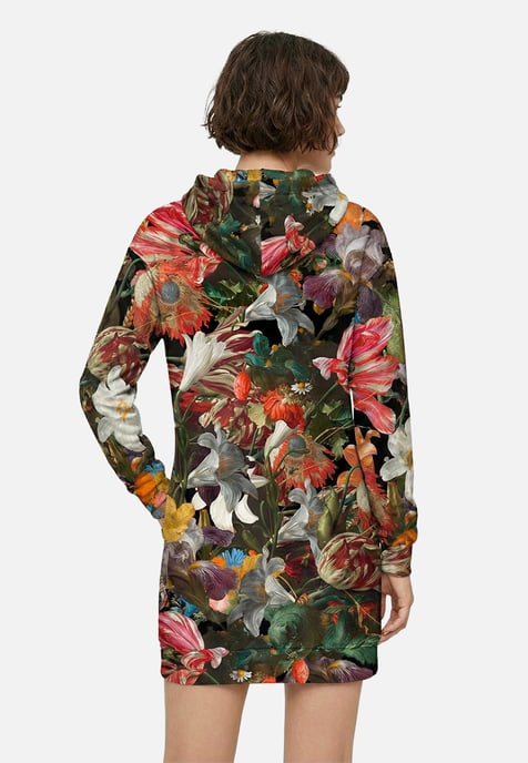 "Lucky People Club" Oversize Hoodie-Kleid - Image 3