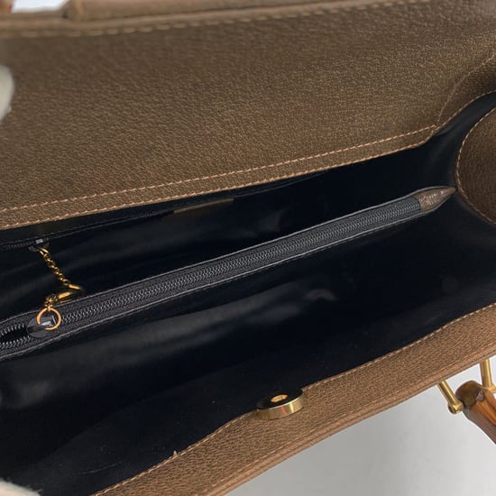 Gucci Vintage Ledertasche Diana Bamboo - Image 4