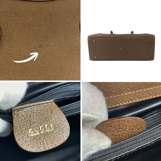 Gucci Vintage Ledertasche Diana Bamboo - Image 5