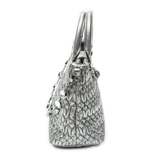 Small Turn Lock Crystal Tote  Handtasche - Image 4