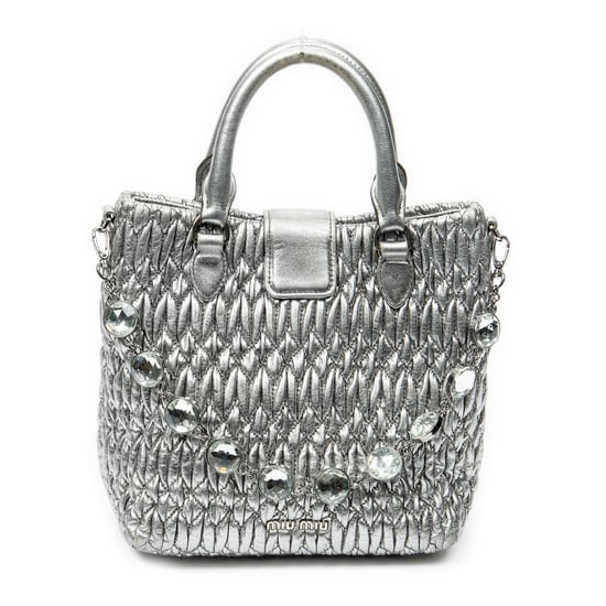 Small Turn Lock Crystal Tote  Handtasche - Image 5