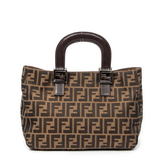Small FF Open Tote Handtasche - Image 5