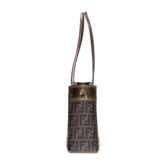 Zucca Metallic Tote Small Schultertasche - Image 5