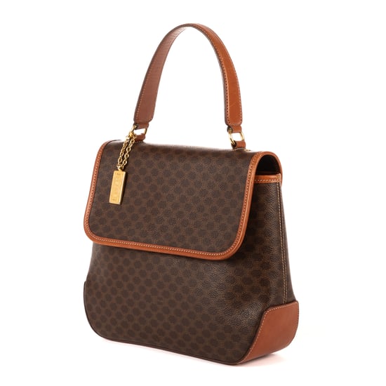 Vintage Top Handle Flap Schultertasche - Image 2